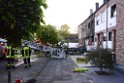 Feuer 2 Vollbrand Reihenhaus Roggendorf Berrischstr P211